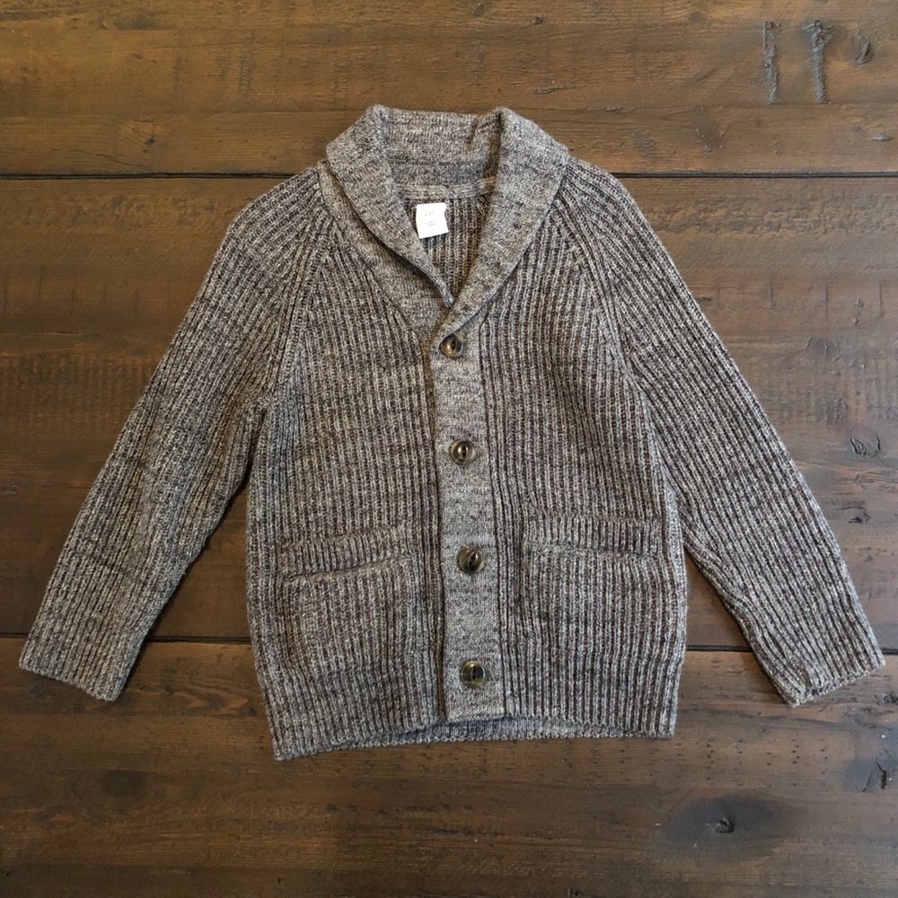 Gray Baby Gap Cardigan